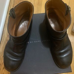 Marc by Marc Jacobs Leather Ankle Boots